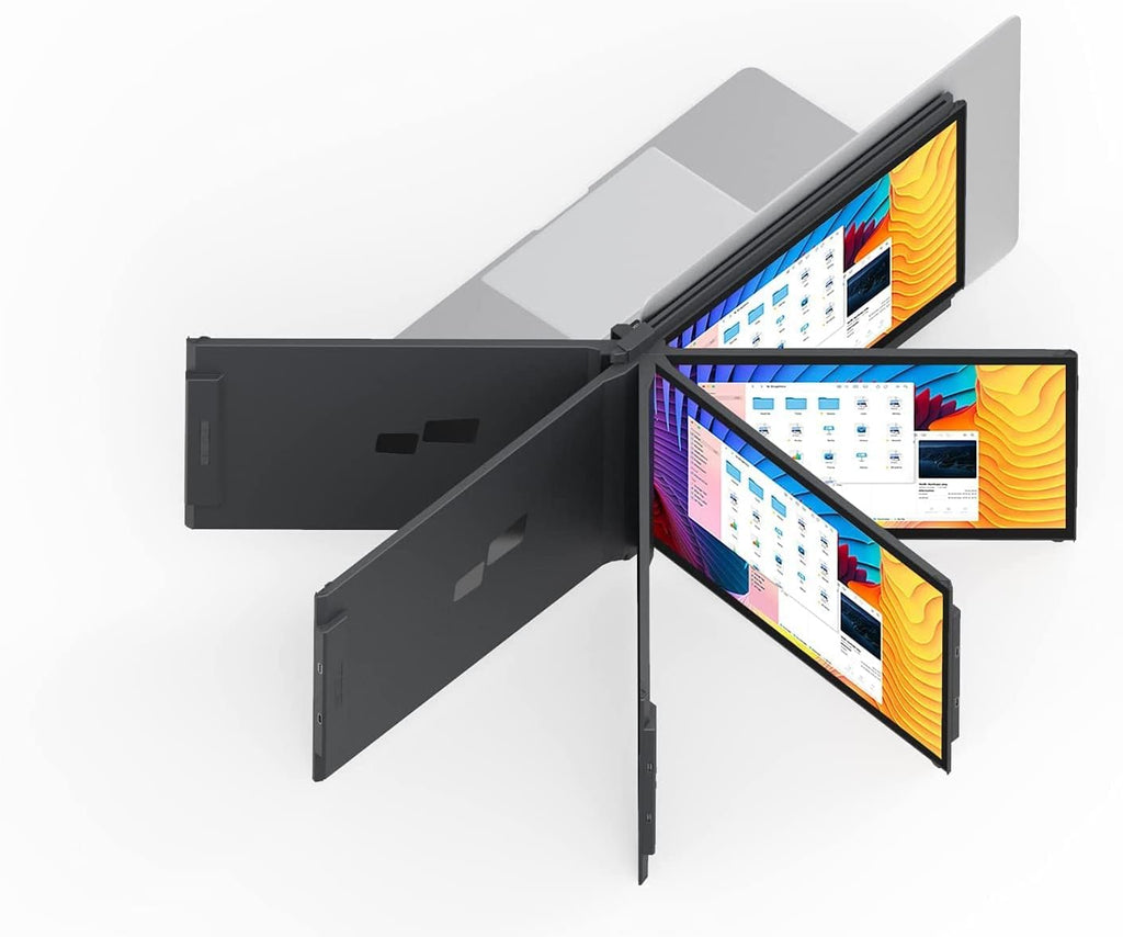 Duex plus Portable Monitor for Laptops, USB C/USB a Plug and Play 13.3" Laptop Screen Extender